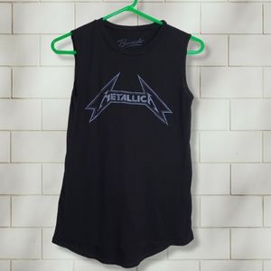 Bravado Women's Size XS Sleeveless Black Metallica Shirt